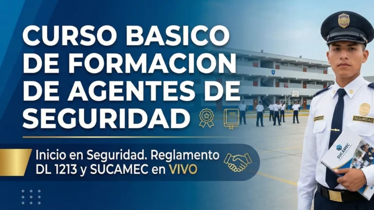 CURSO BASICO DE FORMACION DE AGENTES DE SEGURIDAD